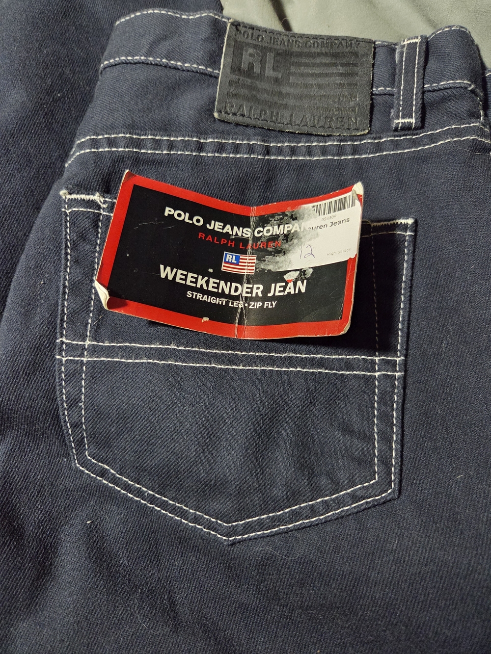 Ralph Lauren Polo Jeans Company Weekender Straight Jeans - Navy